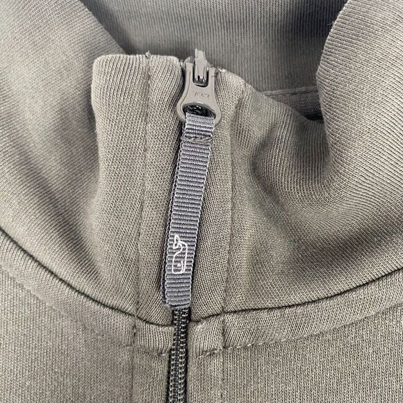 Vineyard Vines Pullover Mens Large Gray Sweater 1/4 Zip Cotton Jacket Stretch - Picture 8 of 16